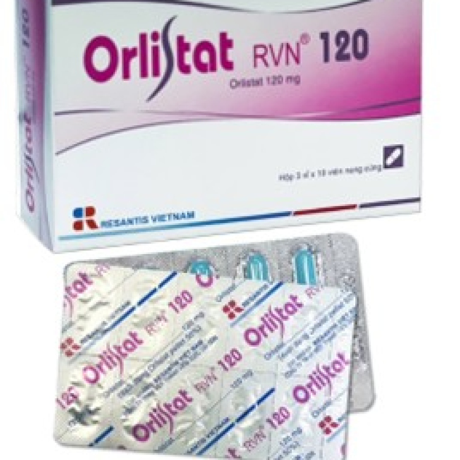 Orlistat RVN 120 H/30 viên